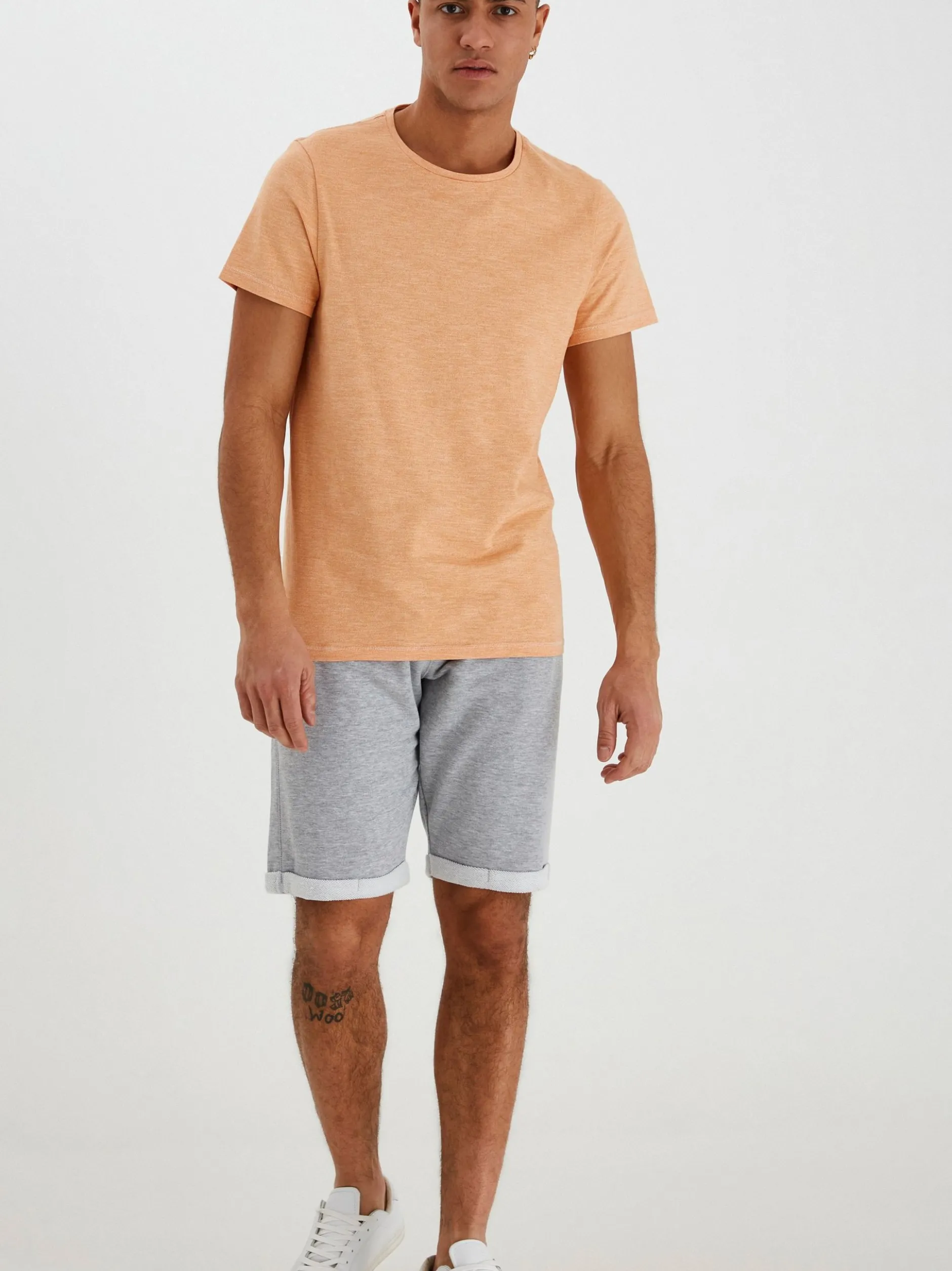 BLEND Herren T-Shirt - BHMuddy in orange