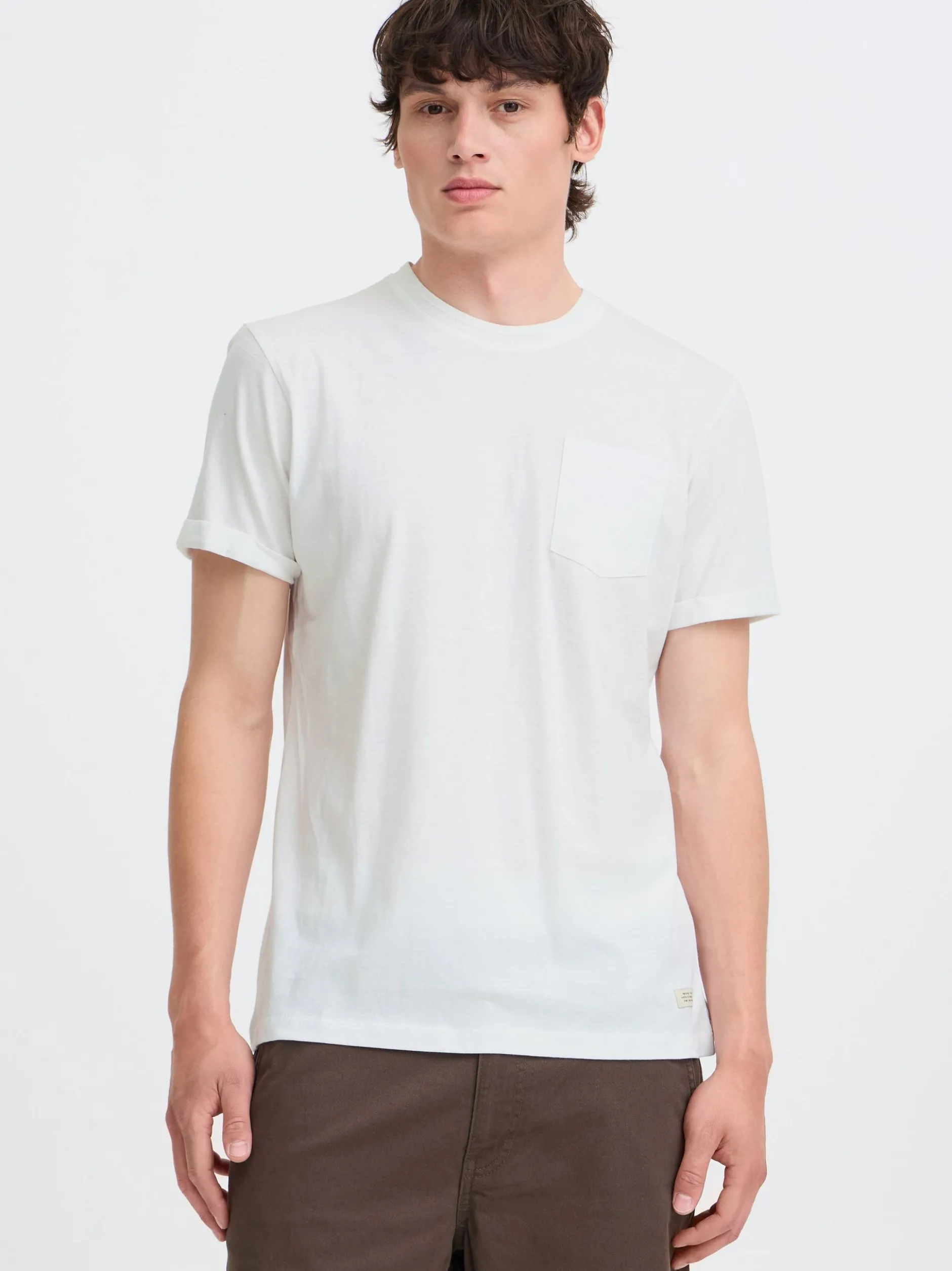 BLEND Herren T-Shirt - BHNasir in weiß