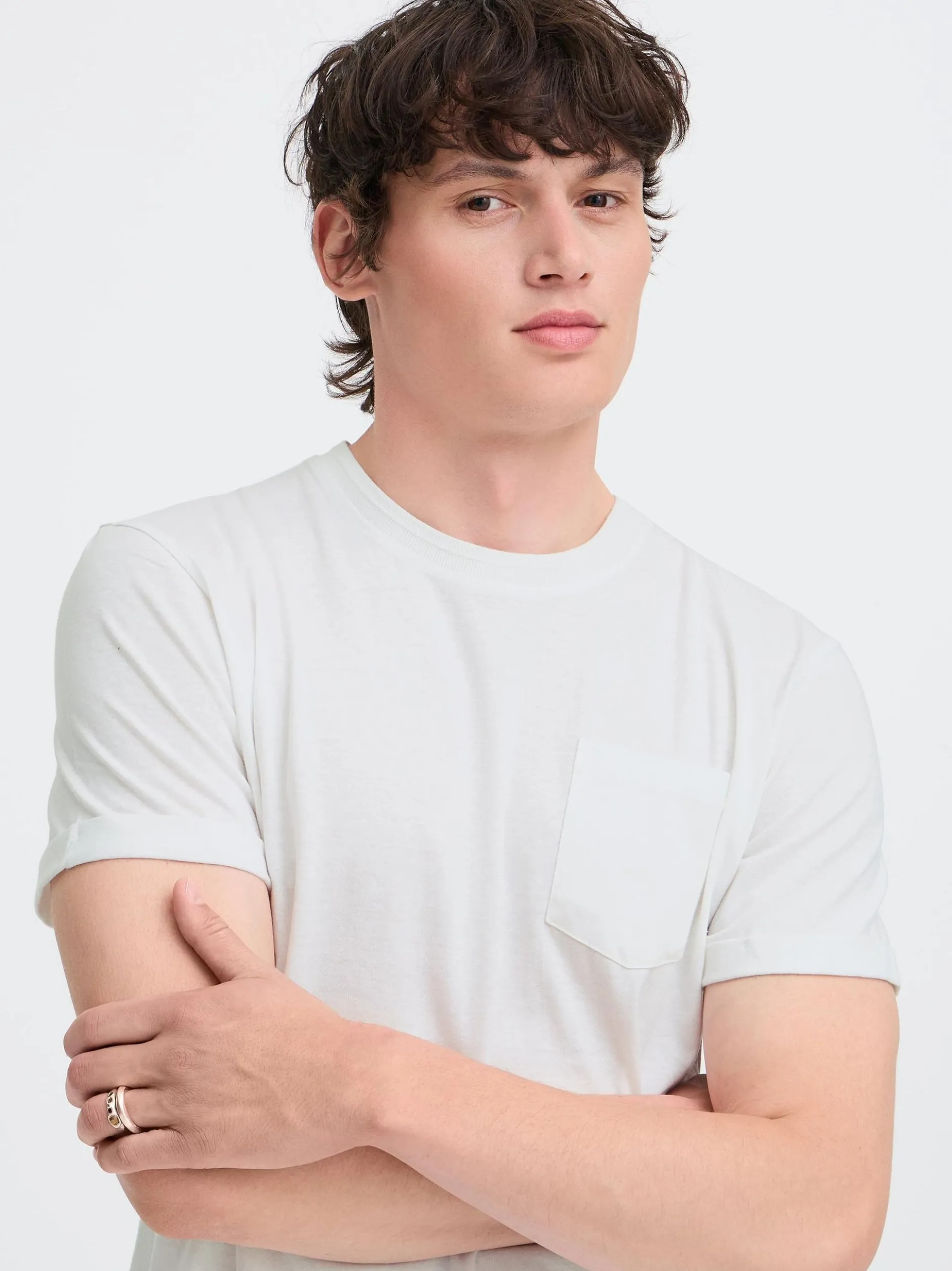 BLEND Herren T-Shirt - BHNasir in weiß