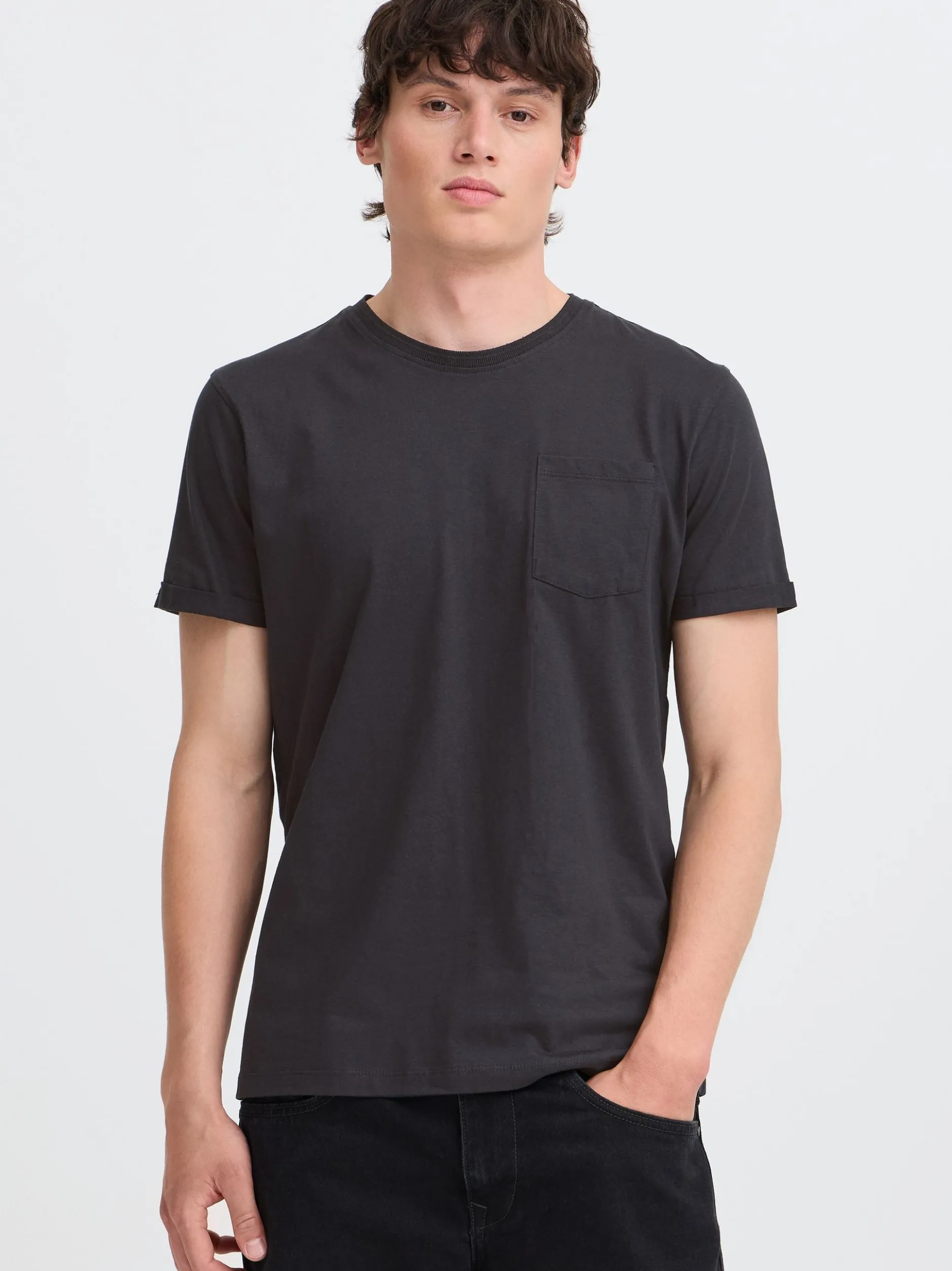 BLEND Herren T-Shirt - BHNasir in schwarz