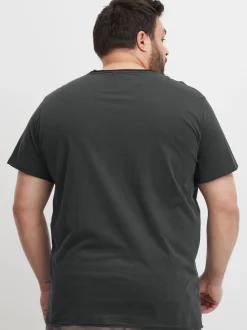 BLEND Herren T-Shirt - BHNOEL Big & Tall in schwarz