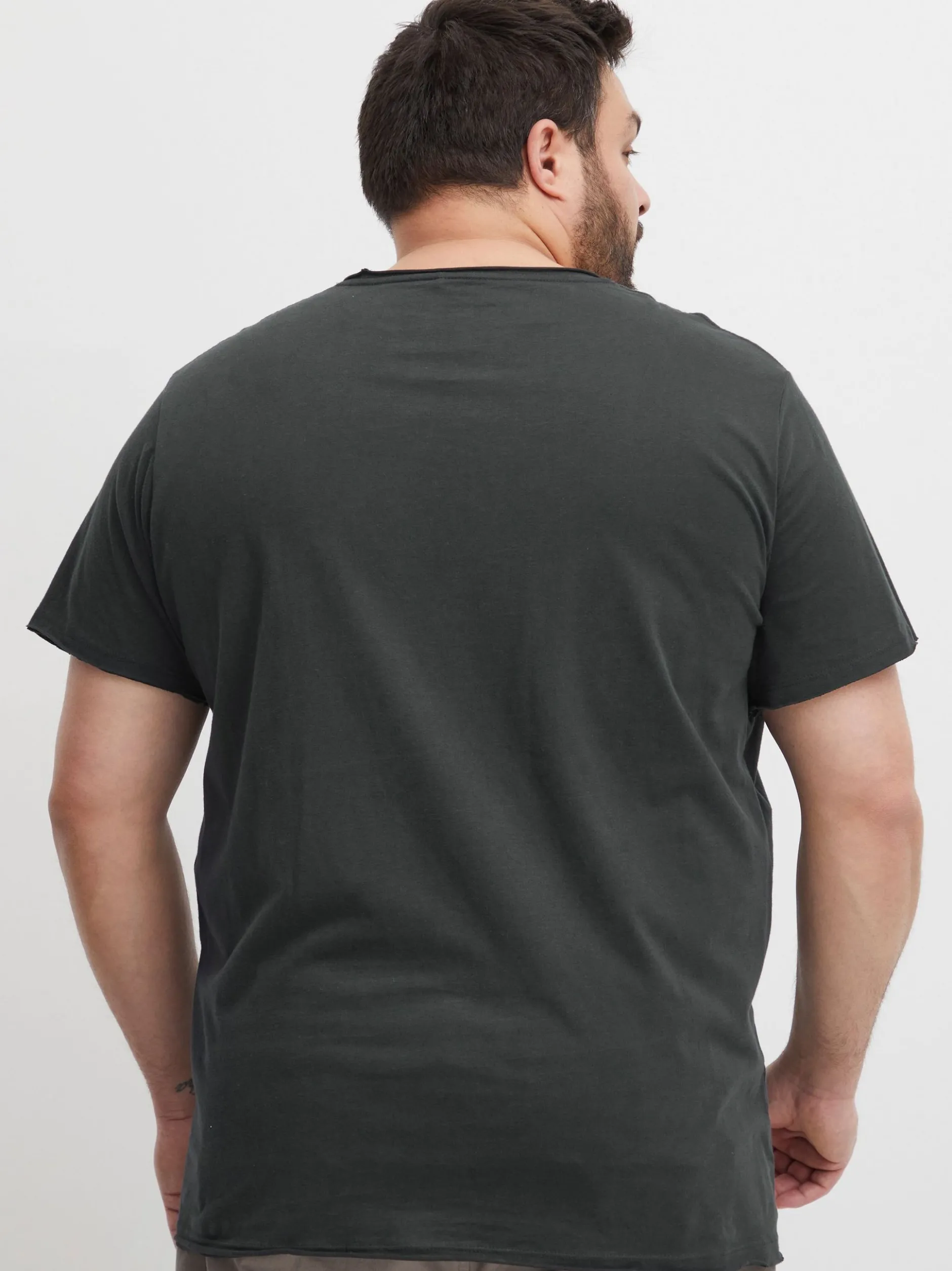 BLEND Herren T-Shirt - BHNOEL Big & Tall in schwarz