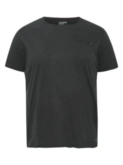 BLEND Herren T-Shirt - BHNOEL Big & Tall in schwarz