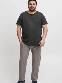 BLEND Herren T-Shirt - BHNOEL Big & Tall in schwarz