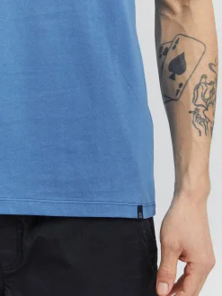 BLEND Herren T-Shirt - BHOrtwin in blau