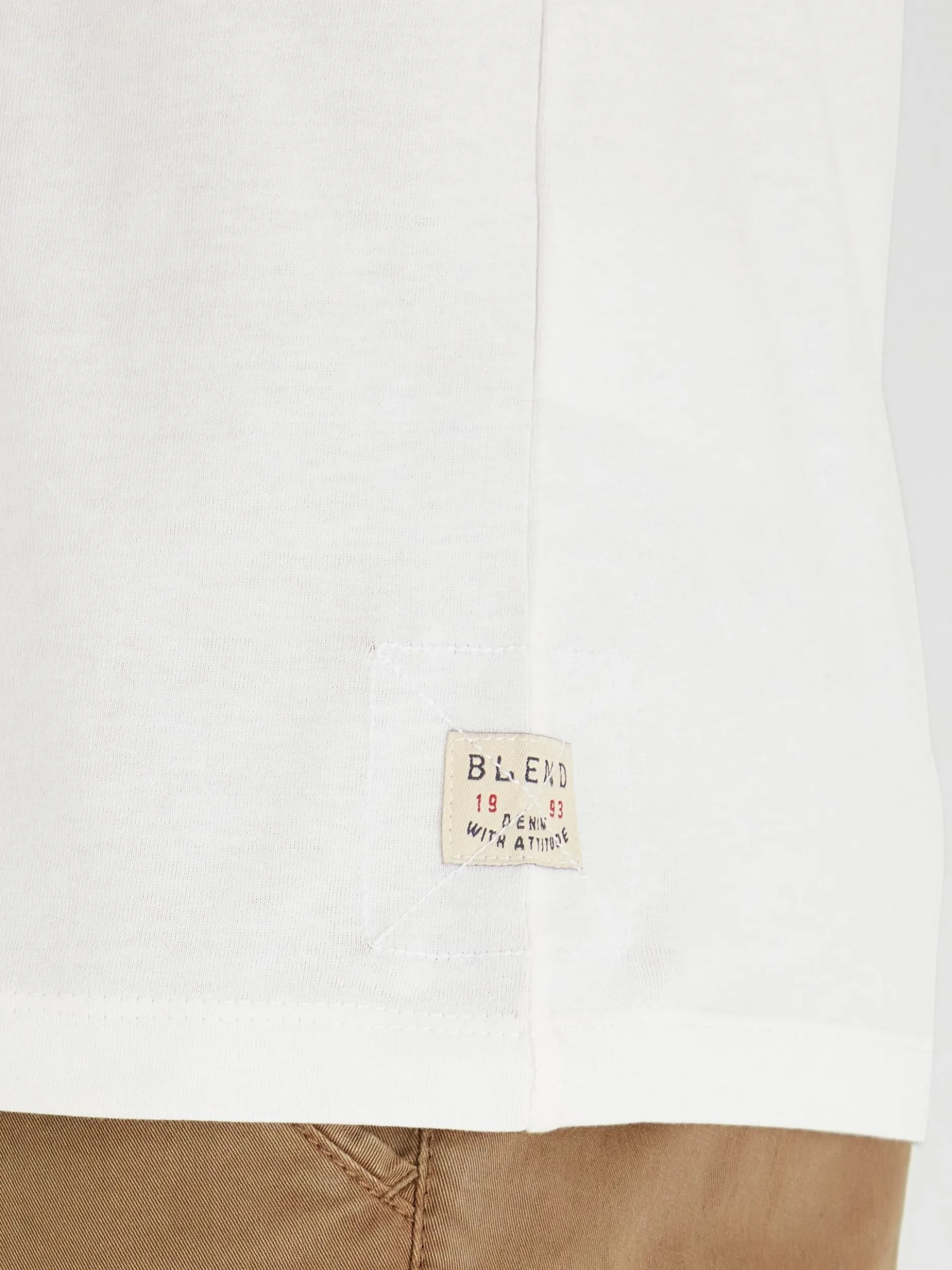 BLEND Herren T-Shirt - BHPerry in weiß
