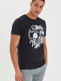 BLEND Herren T-Shirt - BHPerry in blau