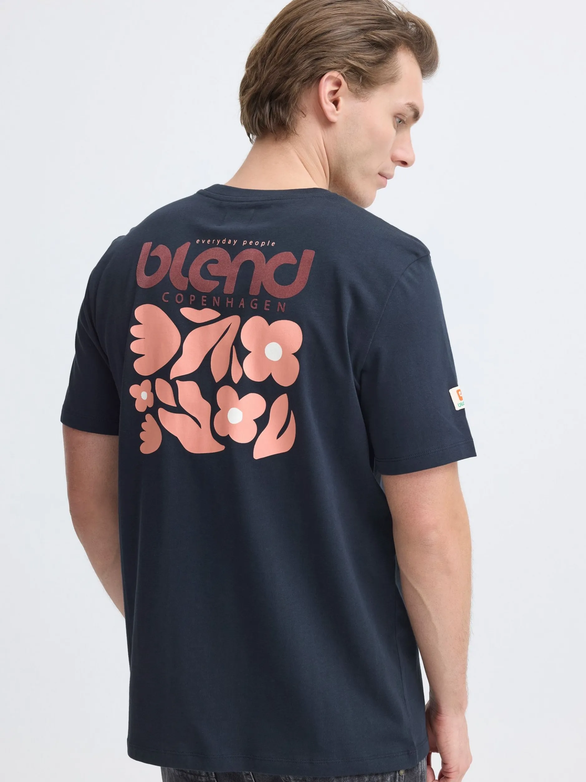 BLEND Herren T-Shirt - BHSun in blau