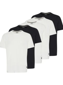 BLEND Herren T-Shirt - BHtee 5er-Pack in mehrfarbig
