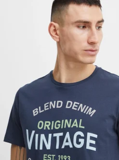 BLEND Herren T-Shirt - BHTee 3er-Pack in mehrfarbig