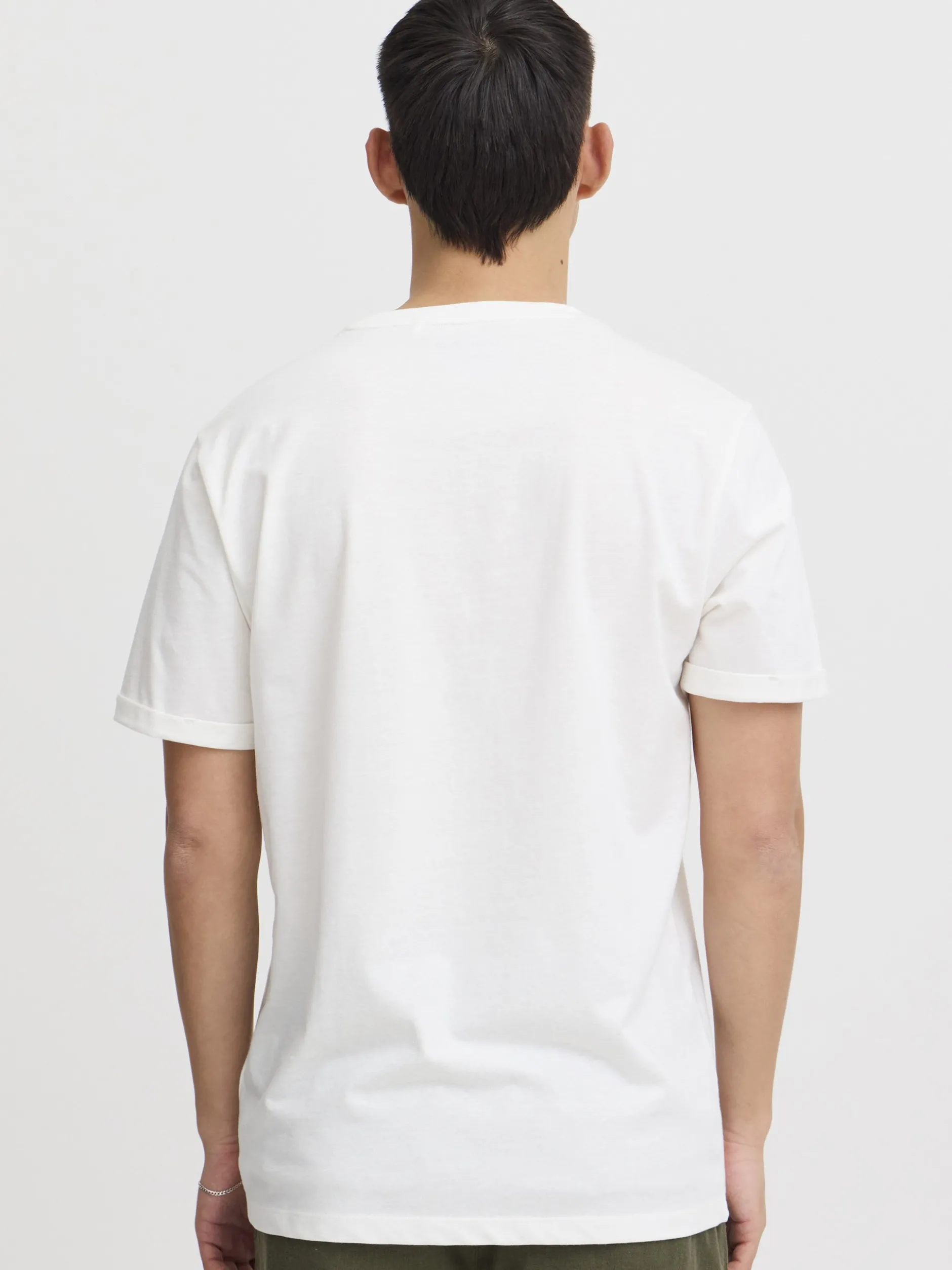 BLEND Herren T-Shirt - BHtee 5er-Pack in weiß
