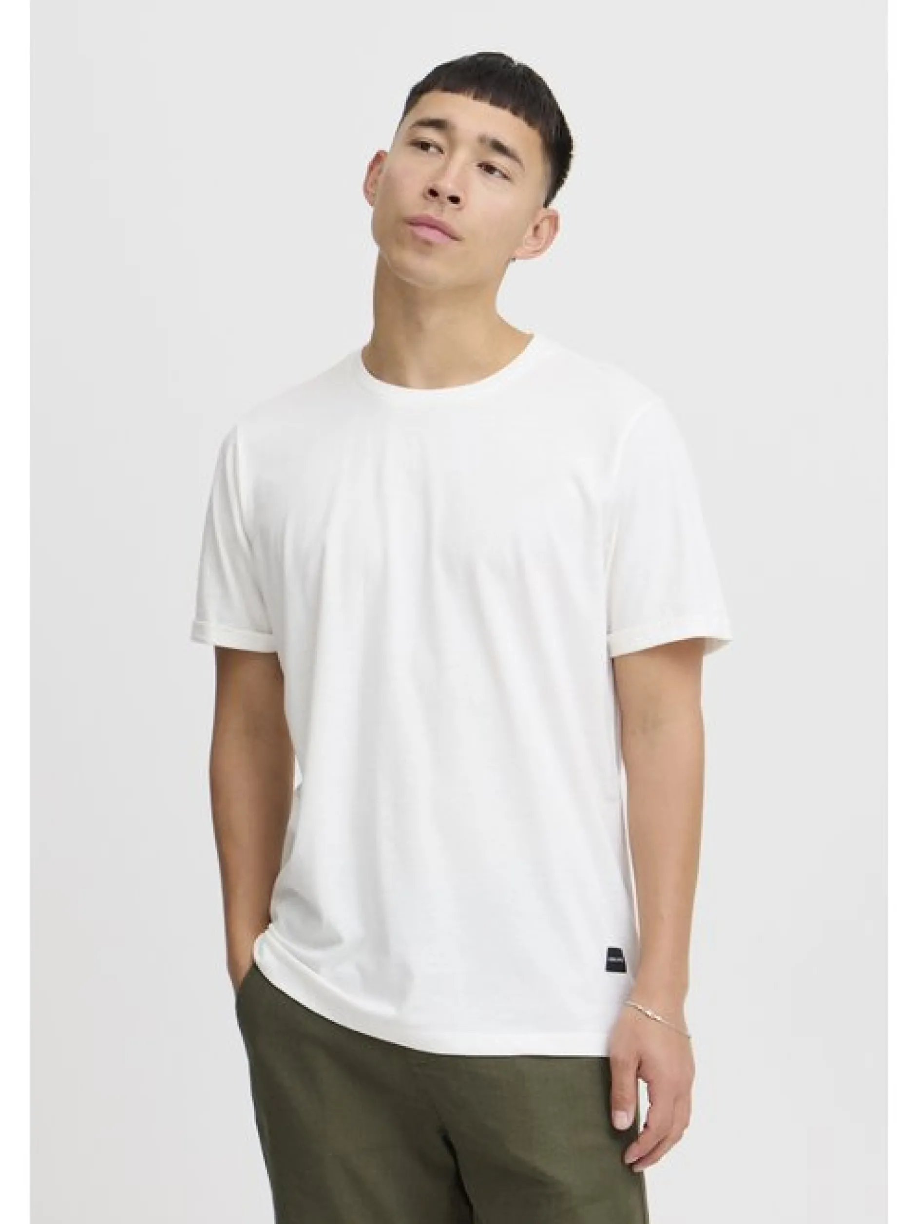 BLEND Herren T-Shirt - BHtee 5er-Pack in weiß