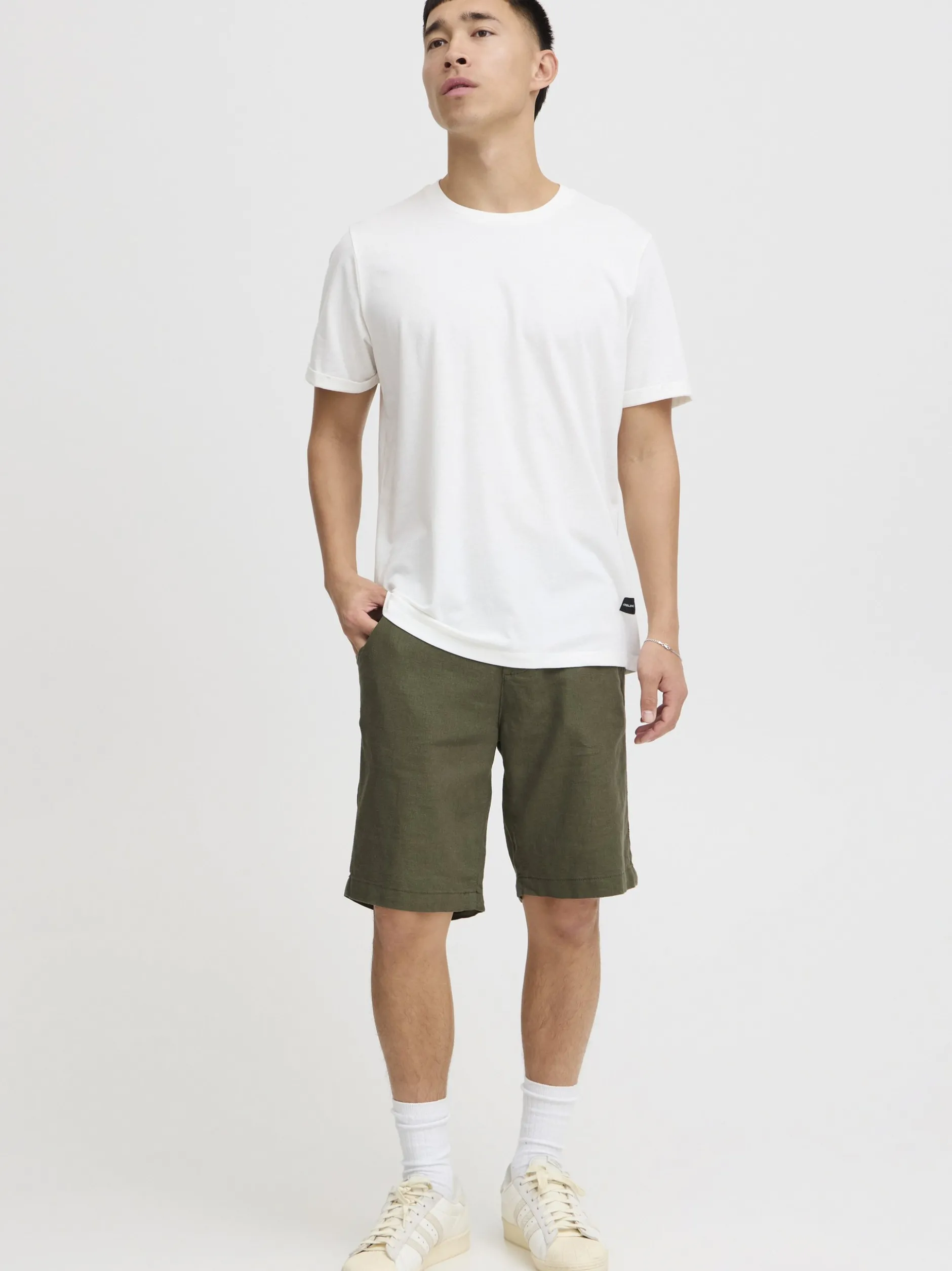 BLEND Herren T-Shirt - BHtee 5er-Pack in weiß