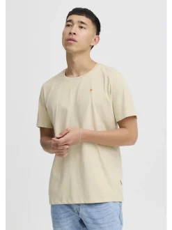 BLEND Herren T-Shirt - BHTee 3er-Pack in sand