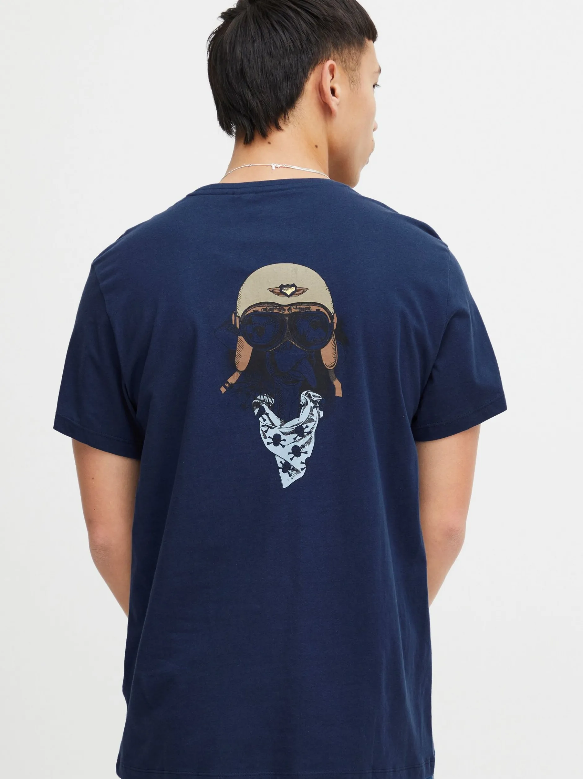 BLEND Herren T-Shirt - BHTee in blau