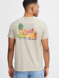 BLEND Herren T-Shirt - BHTee in beige