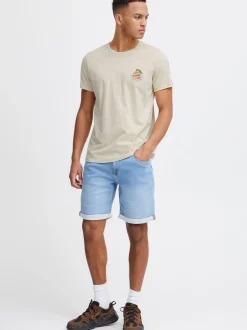 BLEND Herren T-Shirt - BHTee in beige