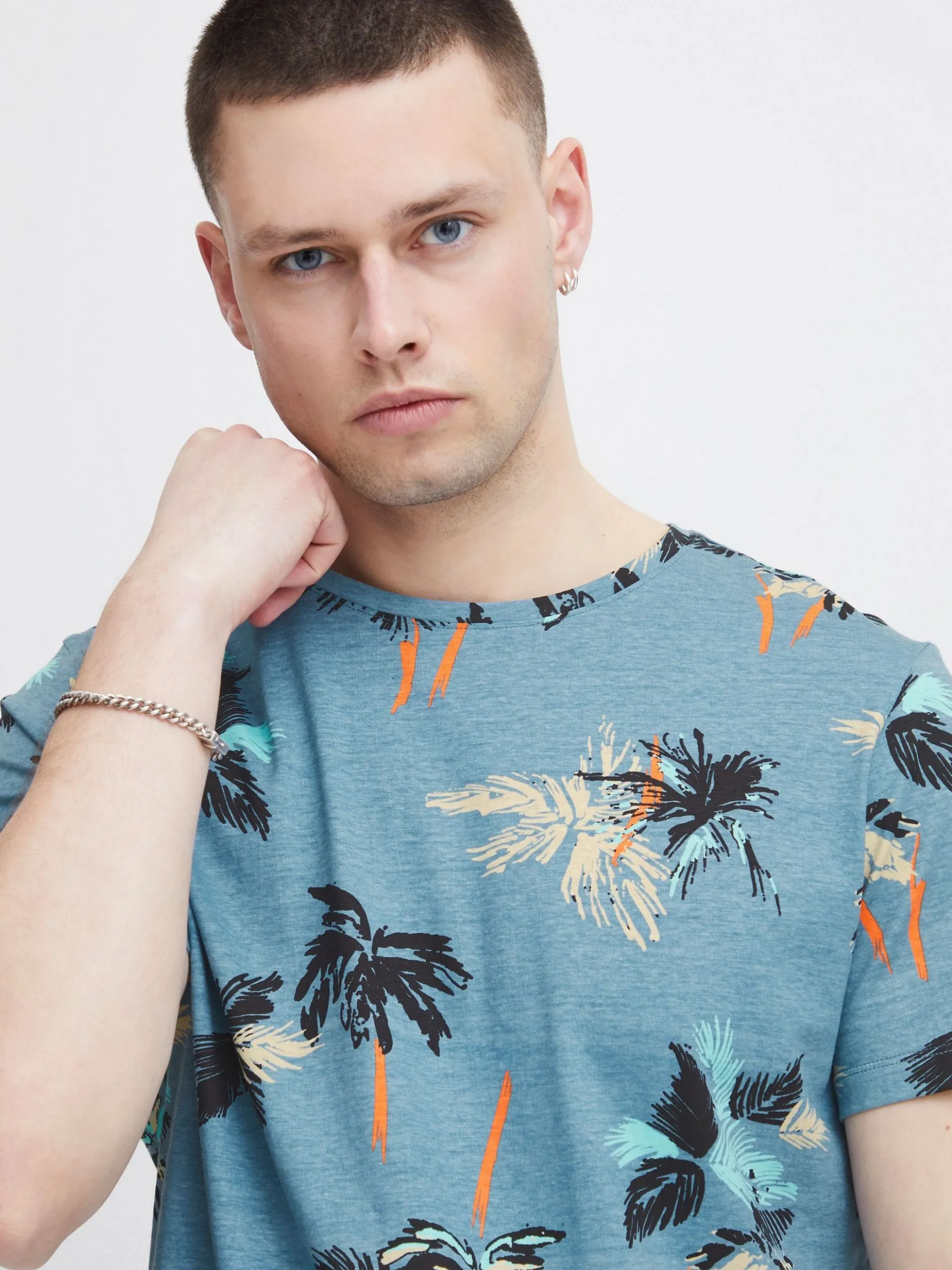 BLEND Herren T-Shirt - BHTee in blau