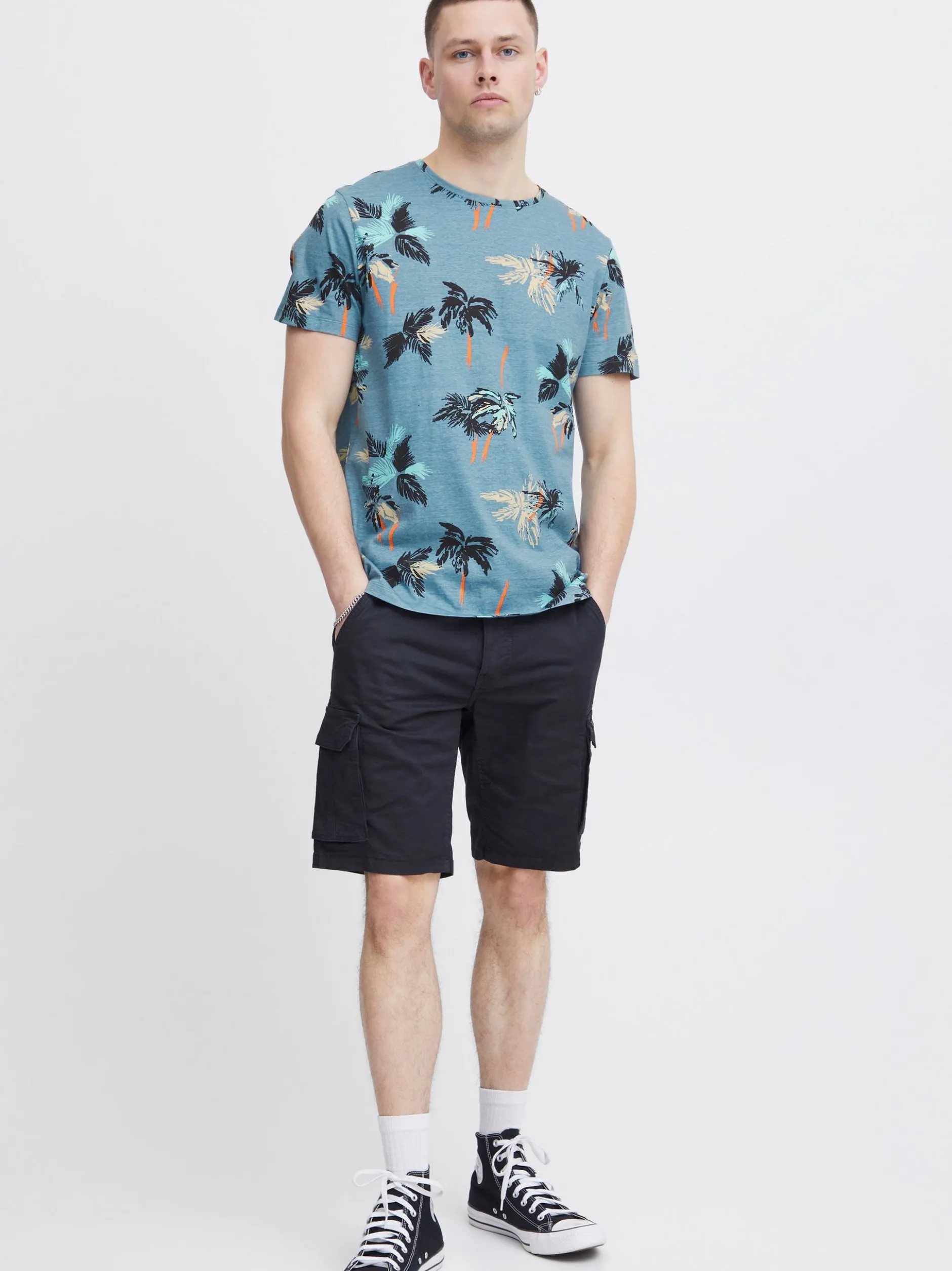 BLEND Herren T-Shirt - BHTee in blau