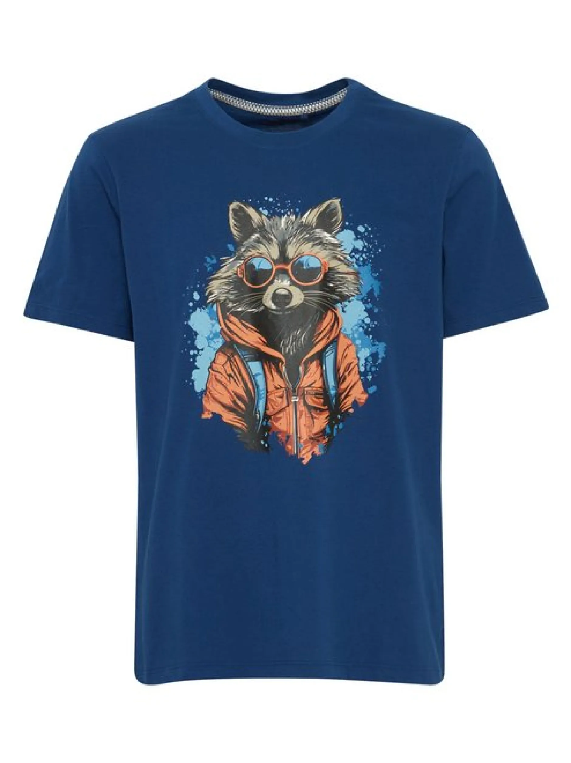 BLEND Herren T-Shirt - BHTee in blau
