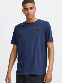 BLEND Herren T-Shirt - BHTee in blau