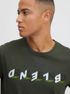 BLEND Herren T-Shirt BHTee in grün