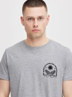 BLEND Herren T-Shirt - BHTee in grau