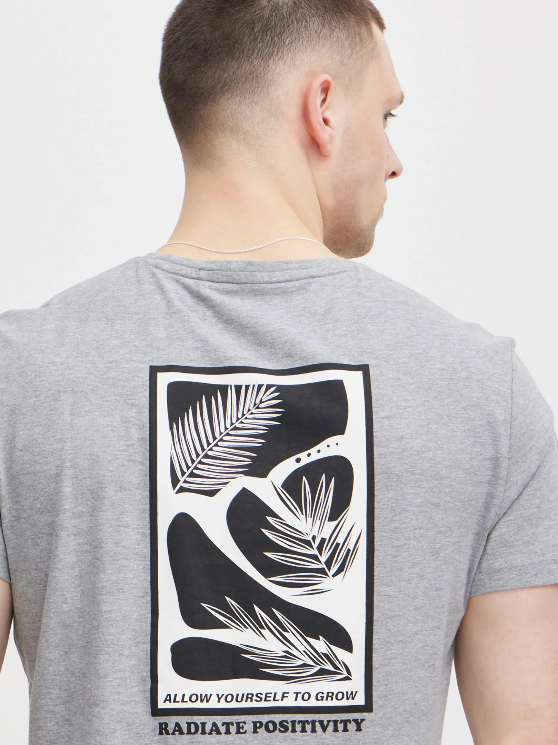 BLEND Herren T-Shirt - BHTee in grau