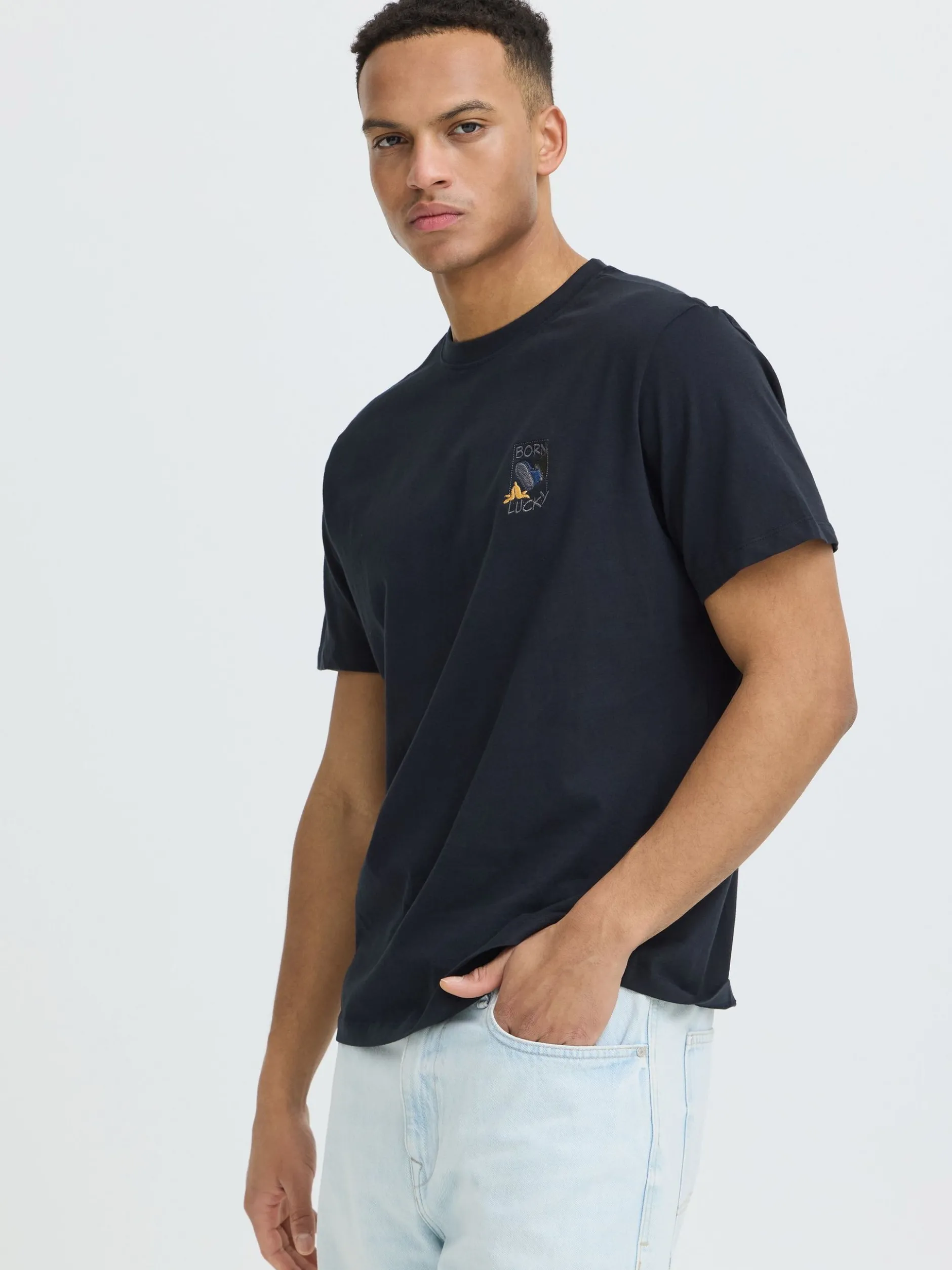 BLEND Herren T-Shirt - BHTee in marine