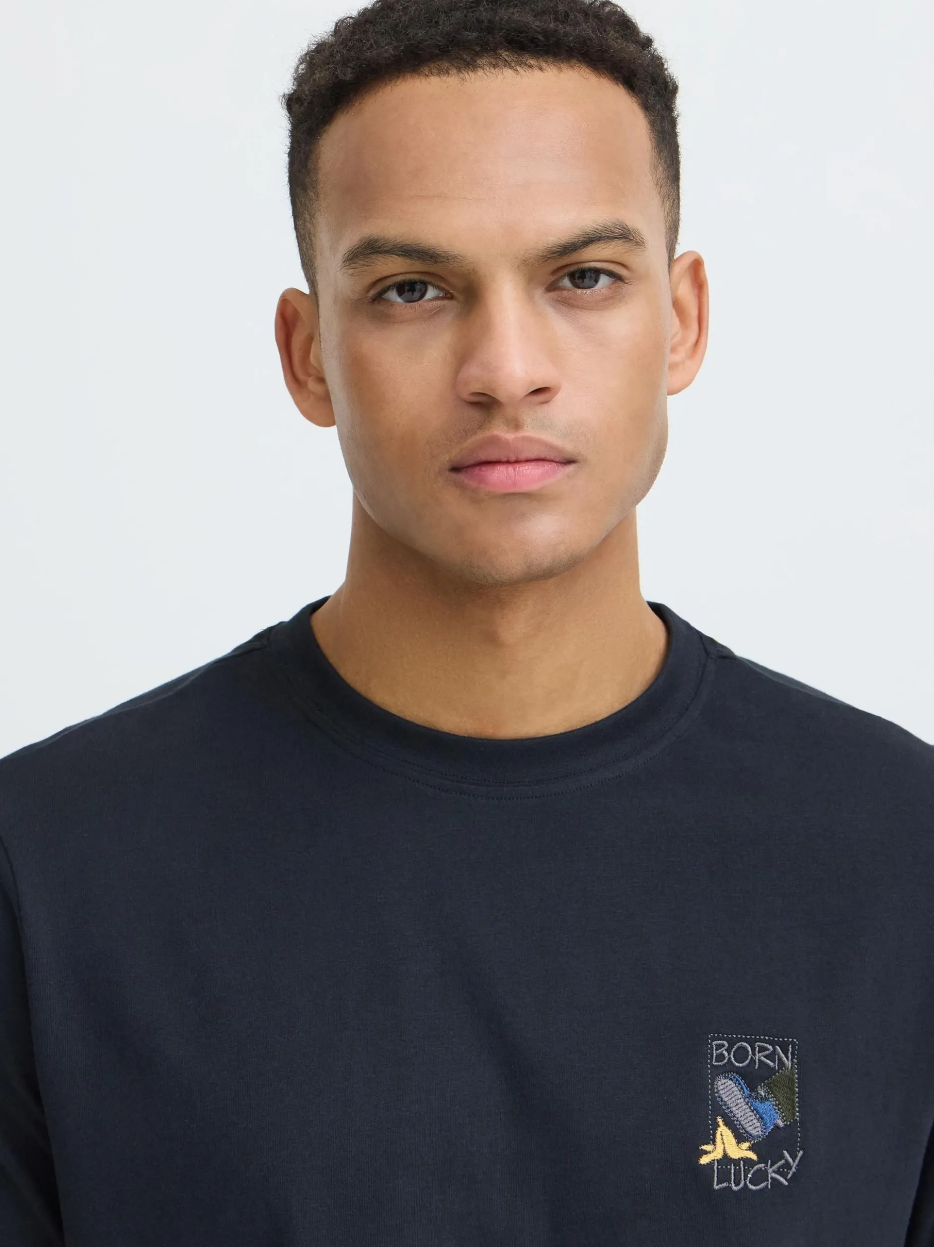 BLEND Herren T-Shirt - BHTee in marine