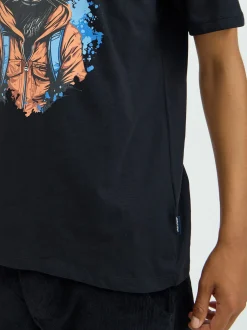 BLEND Herren T-Shirt - BHTee in schwarz
