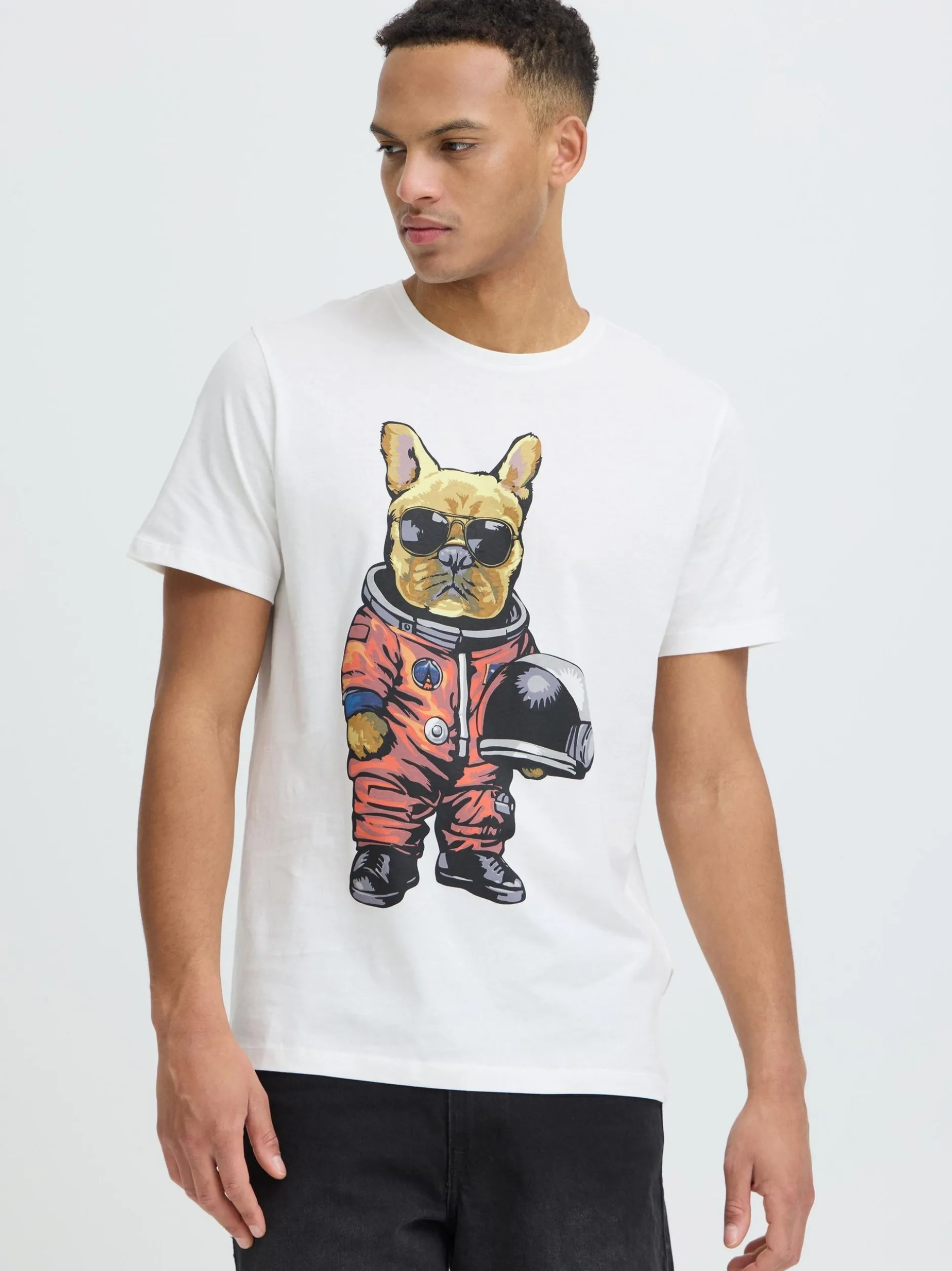 BLEND Herren T-Shirt - BHTee in weiß