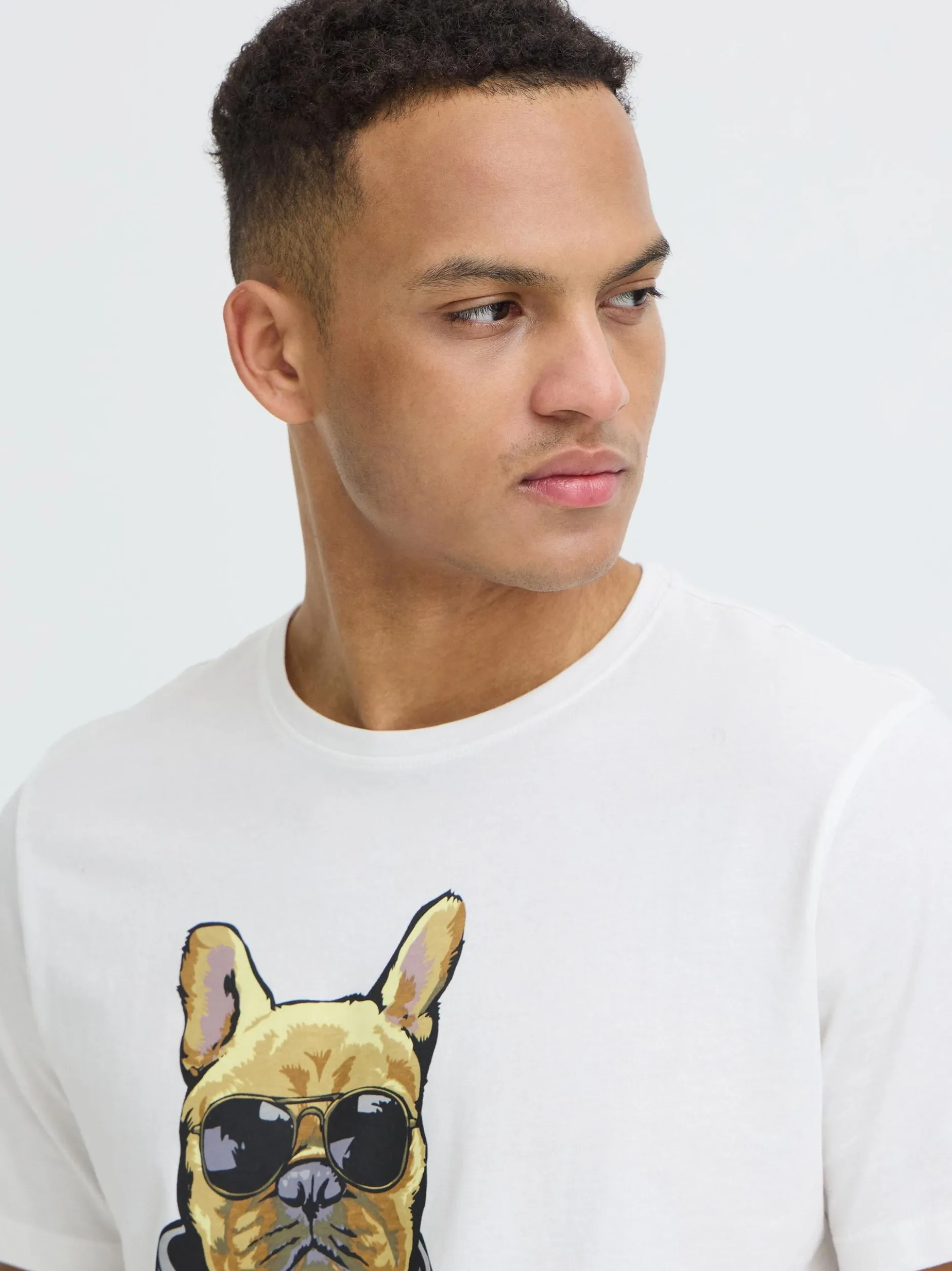 BLEND Herren T-Shirt - BHTee in weiß