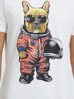 BLEND Herren T-Shirt - BHTee in weiß