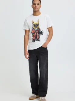 BLEND Herren T-Shirt - BHTee in weiß