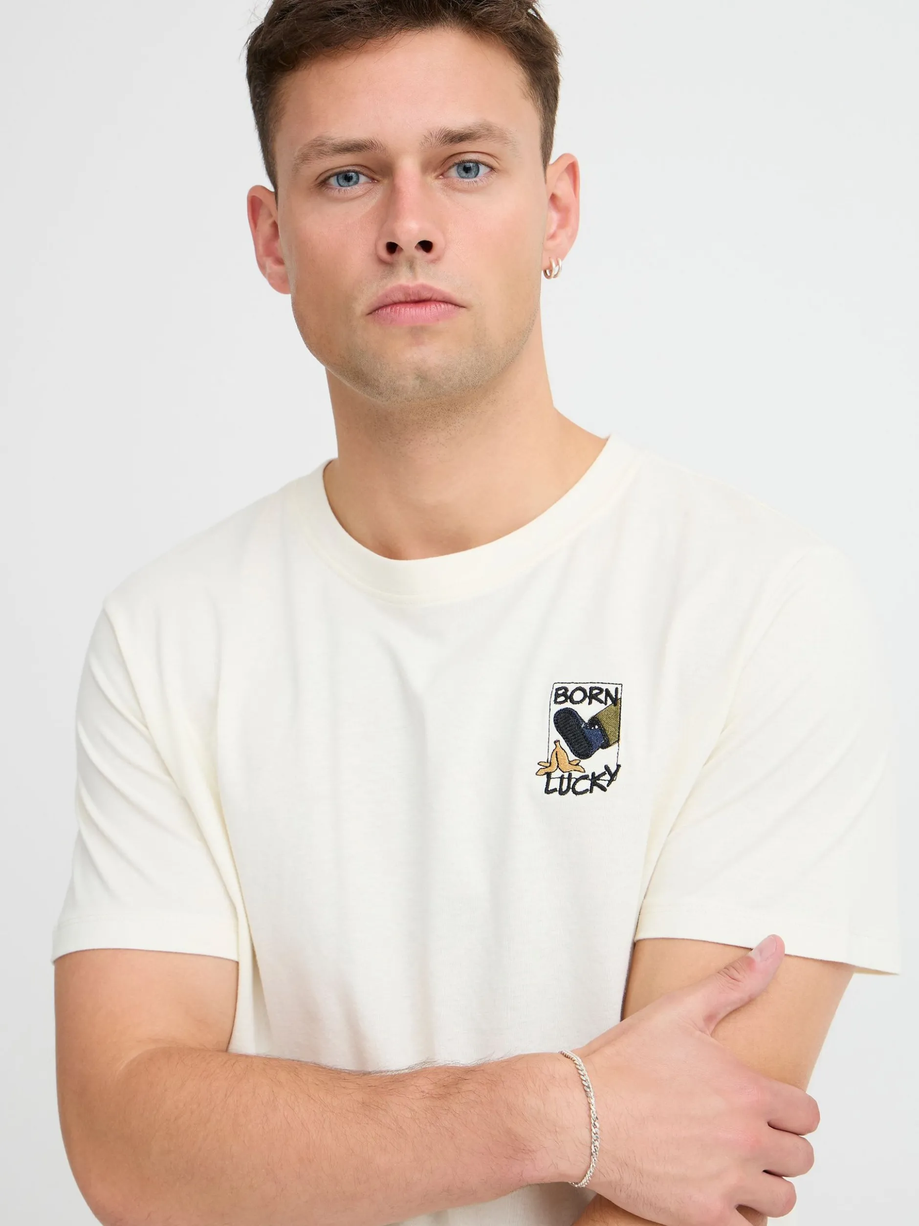 BLEND Herren T-Shirt - BHTee in weiß