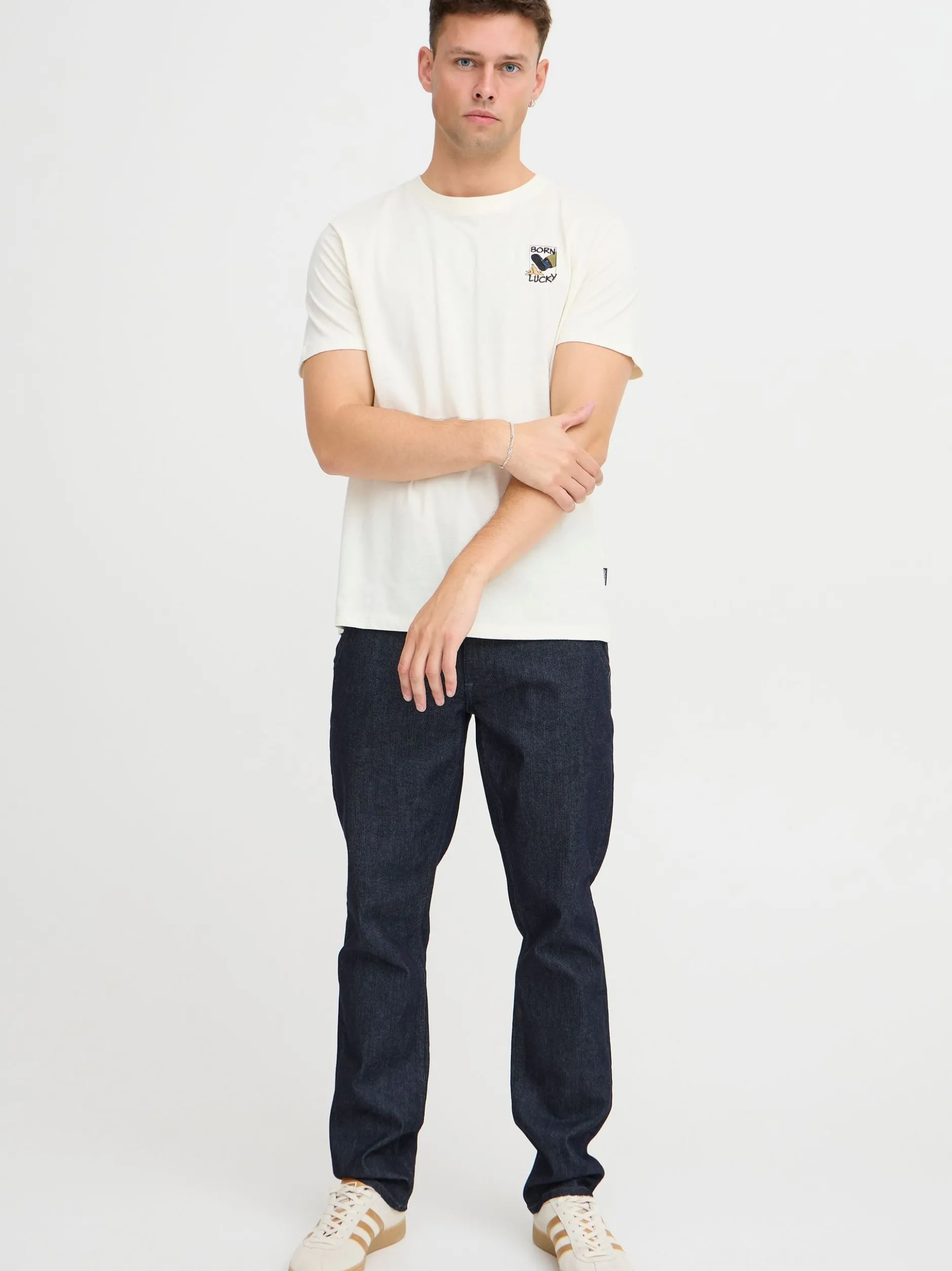 BLEND Herren T-Shirt - BHTee in weiß