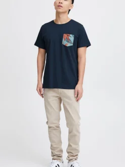 BLEND Herren T-Shirt - BHTrop in marine