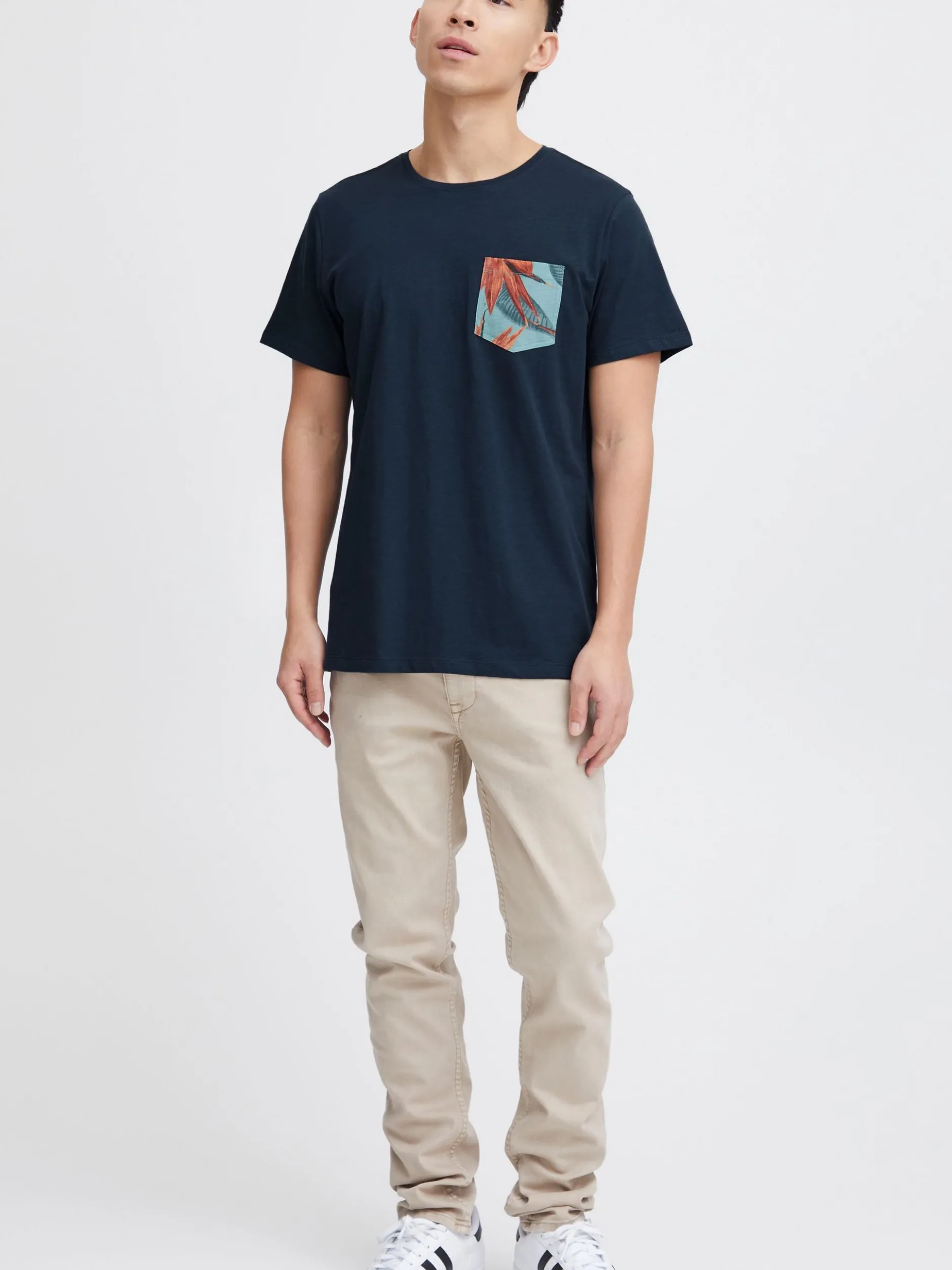BLEND Herren T-Shirt - BHTrop in marine