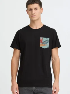 BLEND Herren T-Shirt - BHTrop in schwarz