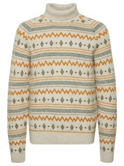BLEND Herren Weihnachtspullover - BHPullover in beige
