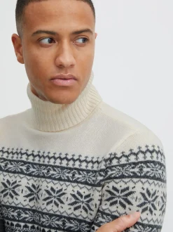 BLEND Herren Weihnachtspullover - BHTjesse in anthrazit