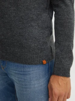 BLEND Herren Weihnachtspullover - BHTjesse in anthrazit