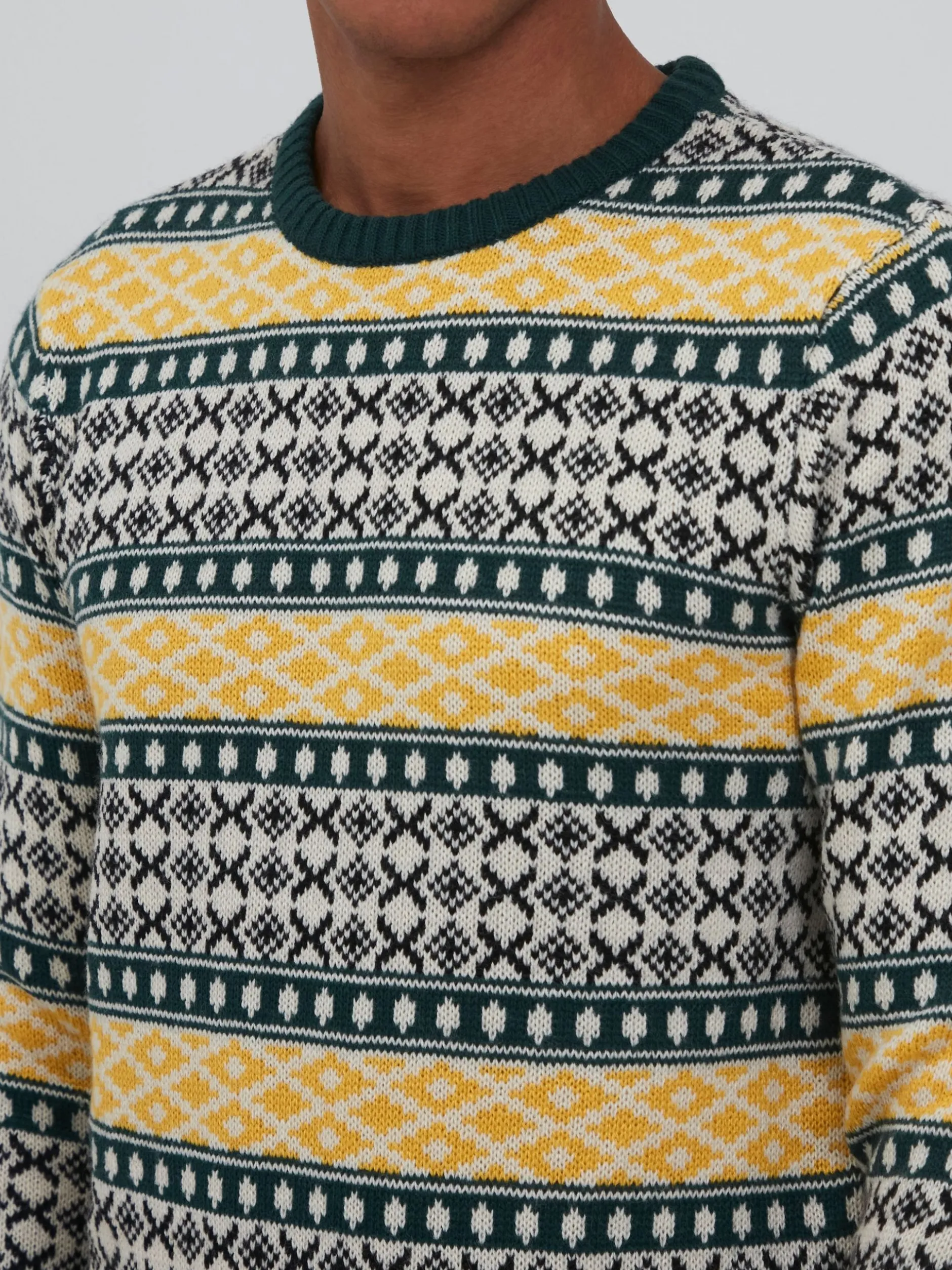 BLEND Herren Weihnachtspullover - BHTjorben in grün