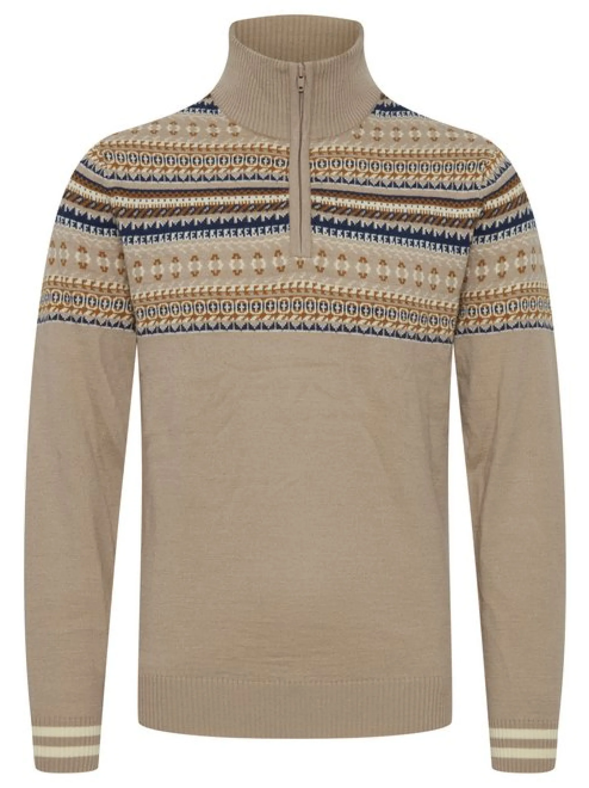 BLEND Herren Weihnachtspullover - BHGrote in beige