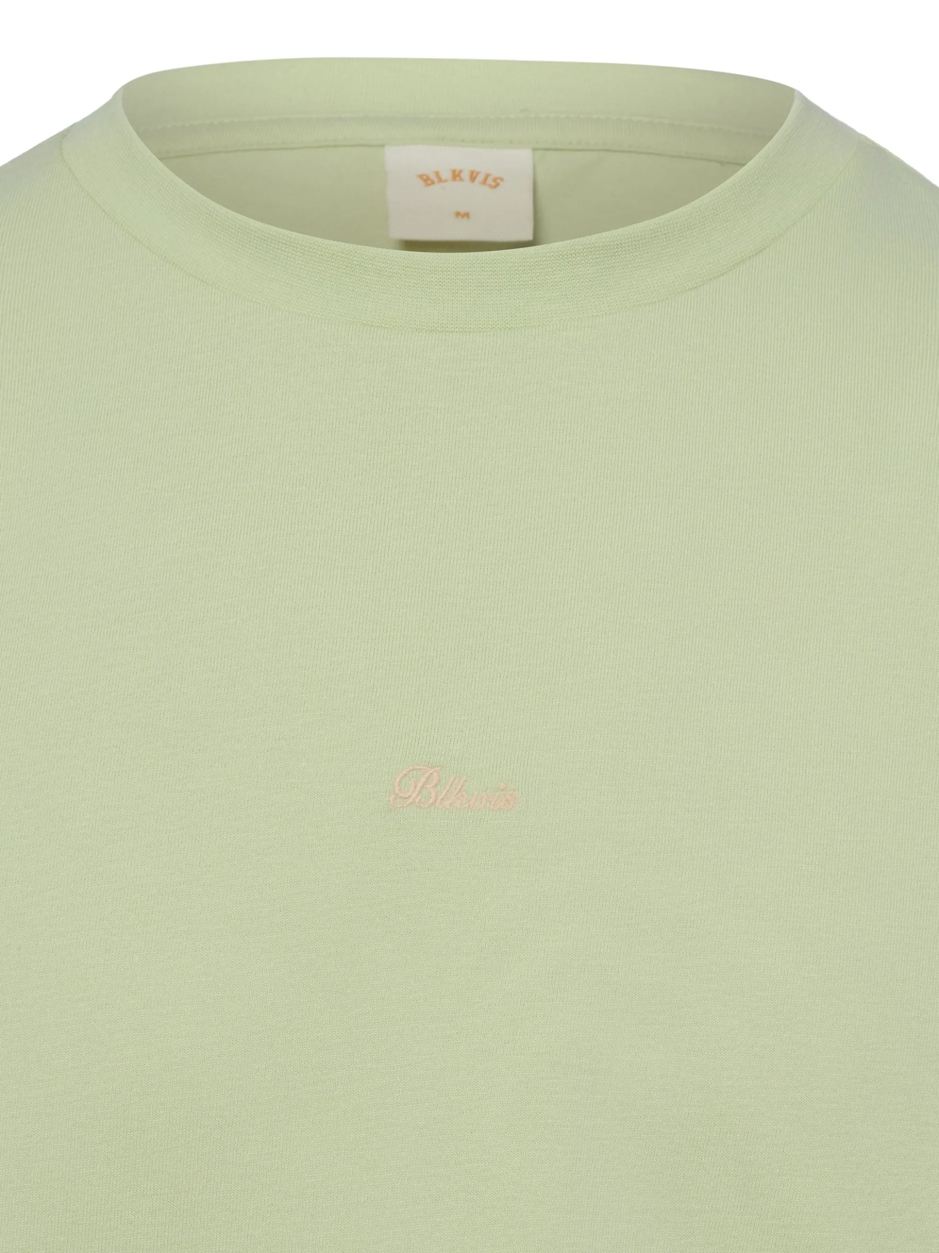 BLKVIS Herren T-Shirt in limone - Ausschnitt: Rundhals