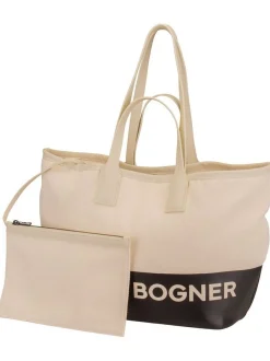 Bogner Accessoires Damen Shopper - Wiesen Lotta XLHO1 in weiß