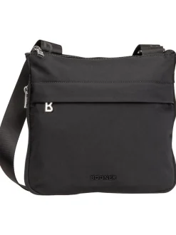 Bogner Accessoires Unisex Schultertasche - Maxon Serena MVZ in schwarz