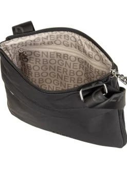 Bogner Accessoires Unisex Schultertasche - Maxon Serena MVZ in schwarz