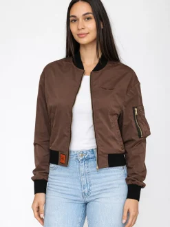 Bombers Damen Bomberjacke - MA Light-W in braun